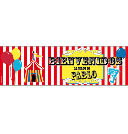 Banner de lona Circo Pers.